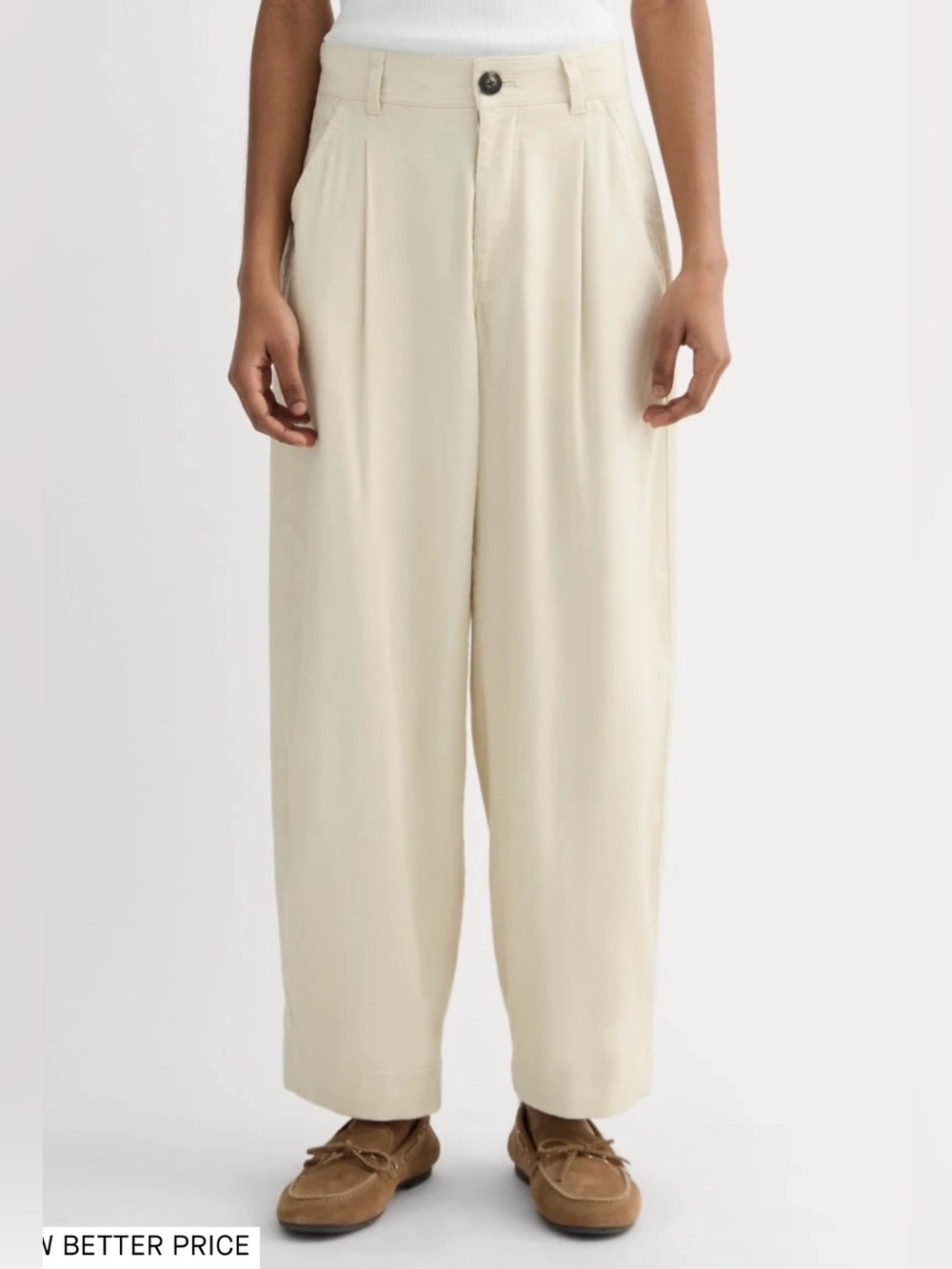 Everlane The Everywhere Pant in Stretch Linen in Birch , size 12